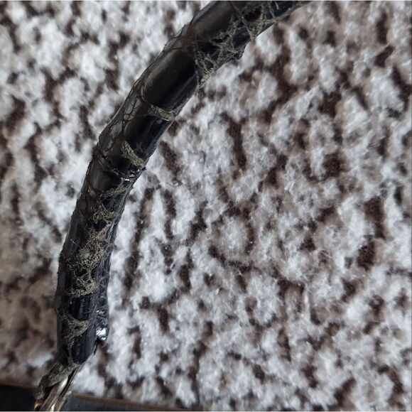 Vintage Reptile Purse Distressed - Picture 4 of 13